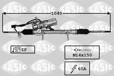 Рульова рейка електрична SASIC 7170029