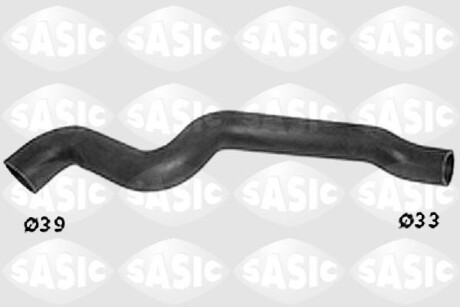 Шланг гумовий сист. охолоджен. SASIC SWH6744