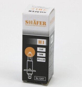 Лампа галогенова H1 24V 70W P14.5S SHAFER SL1201