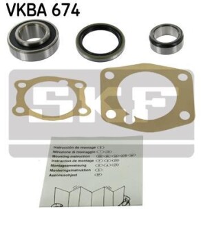 Фото підшипник колісний SKF VKBA 674 Підшипник колісний SKF VKBA 674