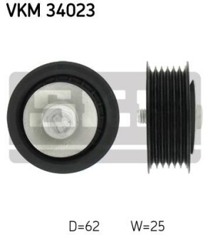 Ролик модуля натягувача ременя SKF VKM 34023