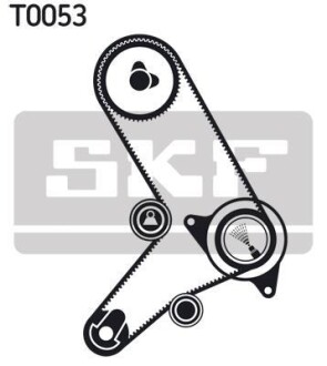 Комплект ГРМ (ремінь + ролик) SKF VKMA02154