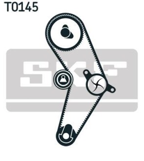 Роликовий модуль натягувача ременя (ролик, ремінь) SKF VKMA 02209