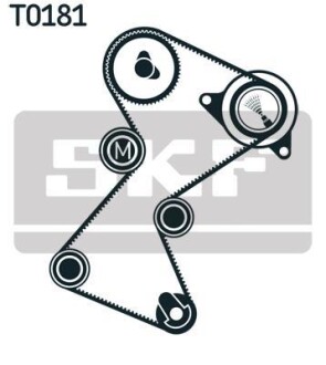 Роликовий модуль натягувача ременя (ролик, ремінь) SKF VKMA 06137