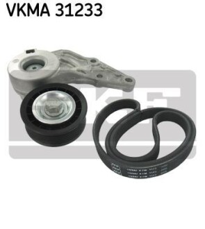 Роликовий модуль натягувача ременя (ролик, ремінь) SKF VKMA 31233