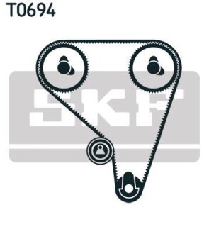 Комплект ГРМ (ремінь + ролик) SKF VKMA91017