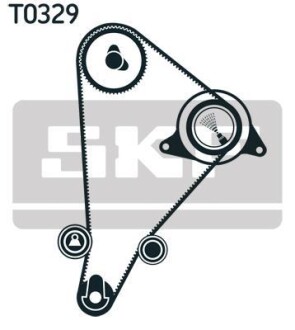 Комплект ГРМ (ремінь + ролик) SKF VKMA91122