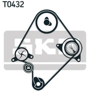 Комплект ГРМ (ремінь + ролик) SKF VKMA94009