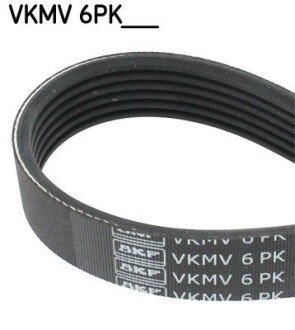 Ремінь поліклиновий 6PK1025 SKF VKMV 6PK1025