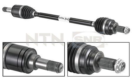 Піввісь (задня) BMW 3 (F30/F80) 11-18 (R) (28x30x827) B38/B47/B48/B58/N13/N20/N47/N55 SNR NTN DK50.002