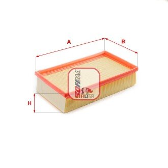 Фільтр повітряний BMW "1,6-2,5 "87-99 SOFIMA S1420A