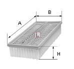 Фільтр повітряний MB "2,5 "93-96 SOFIMA ="S1430A"
