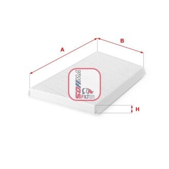 Фільтр салону MB "1,8-3,0 "02-10 SOFIMA S3094C