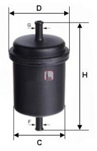 Фільтр паливний SOFIMA S3900B
