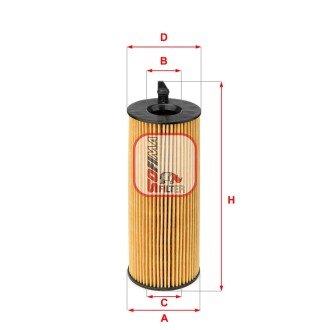 Фільтр масляний BMW "2,0-3,0 "06-13 SOFIMA S5084PE