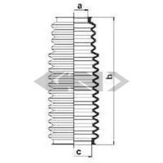 Пильник рульової рейки SPIDAN 83714