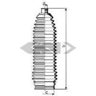 Пильник рульової рейки SPIDAN 83995