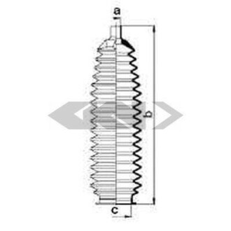 Пильовик рульового механізма SPIDAN 84053