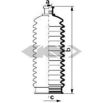 Пильник рульової рейки SPIDAN 84098