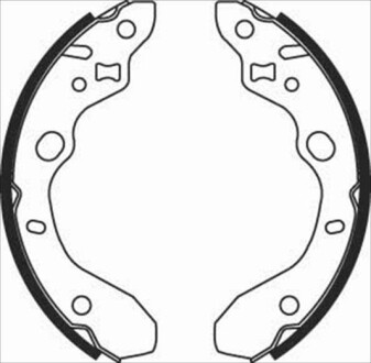 Гальмівні колодки барабанні STARLINE BC 07910