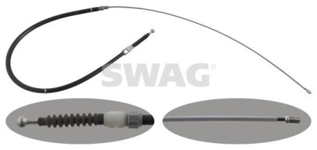 Трос ручного гальма SWAG 30948306
