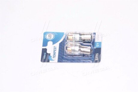 Лампа LED покажчиків поворотів і стоп-сигналів 12V BA15S 15SMD WHITE <> TEMPEST Tmp-LX17-S25