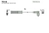 Провода высоковольтные (к-кт) RENAULT KANGOO (08-) 1.6i BLATNA TESLA T921B (фото 1)