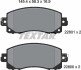 Гальмівні колодки SUBARU Forester/Impreza/XV "F "16>> TEXTAR 2280001 (фото 2)