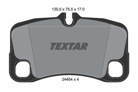 Колодки тормозные TEXTAR 2445403
