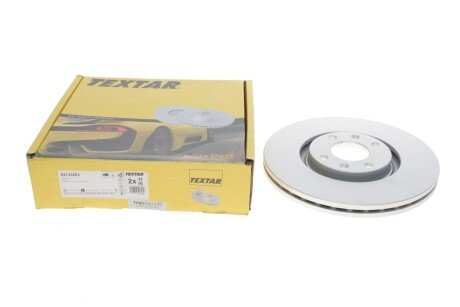 Диск гальмівний (передній) Citroen C4/ Peugeot 207/307 1.6-2.0i 04- (302x26) PRO TEXTAR 92133203 (фото 1)