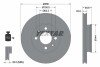 Диск гальмівний (передній) Hyundai Accent III 05-/Kia Rio II 05-12 (256x22) PRO TEXTAR 92164703 (фото 6)