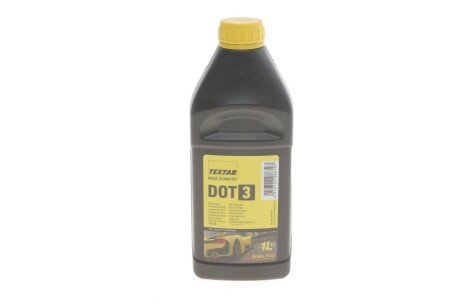 Рідина гальмівна DOT3 (1л) TEXTAR 95001200