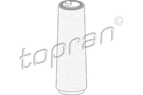Фото повітряний фільтр TOPRAN / HANS PRIES 500933 Повітряний фільтр TOPRAN / HANS PRIES 500933