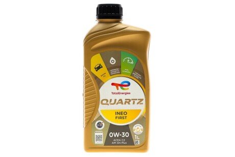 Олива моторна QUARTZ INEO FIRST 0W30. 12x1 lt (1 л) TOTAL 213830