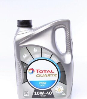 Олива 10W40 Quartz 7000 Energy (4L) (MB229.3/VW505.00) (201536/167638) TOTAL 214113