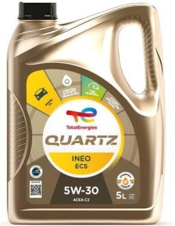 Олива моторна QUARTZ INEO ECS 5W-30 5л TOTAL 5W30 QI ECS 5L