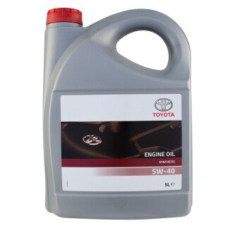 Масло моторне 5w40 (фасоване) 5л. TOYOTA 0888080835