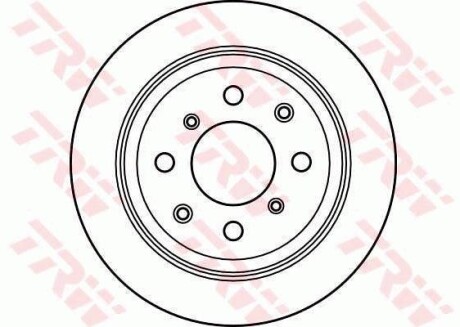 Гальмівний диск TRW DF2646