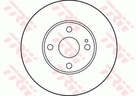Гальмівний диск TRW DF2702