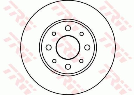 Гальмівний диск TRW DF4037