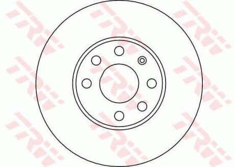 Гальмівний диск TRW DF4043