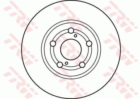 Гальмівний диск TRW DF4046
