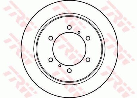 Гальмівний диск TRW DF4075