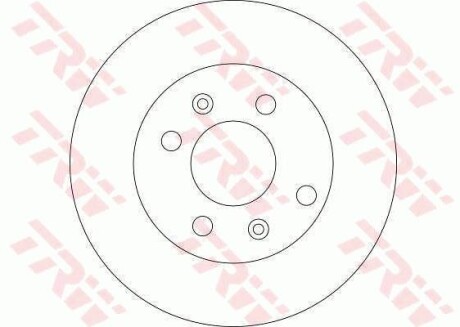 Гальмівний диск TRW DF4409
