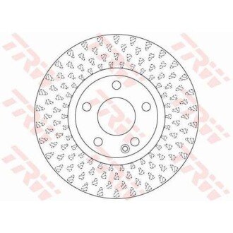 Диск гальмівний (1 шт.) MERCEDES A(W176)/ B(W246) "F D=295mm "12>> TRW DF6501