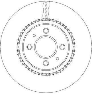 Гальмівний диск TRW DF6904