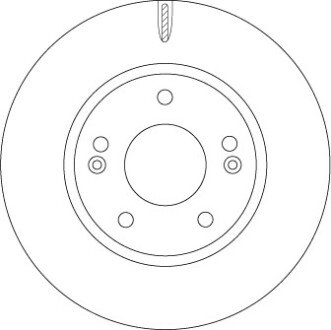 Диск гальмівний TRW DF6936 (фото 1)