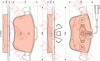 Комплект гальмівних колодок TRW GDB1880 (фото 1)
