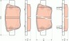 Комплект гальмівних колодок TRW GDB3456 (фото 1)