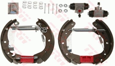 К-кт гальм.барабана (колодки, циліндр, пружини) TRW GSK1624